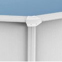 COIL Basen typu kanadyjskiego stalowy stały owalny 7.3m x 3.6m 1.3m wysokości