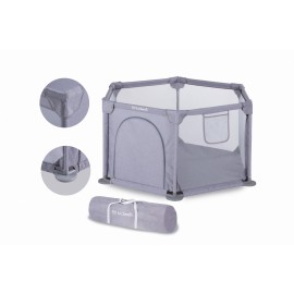 DUŻY KOJEC PLAC ZABAW KIDWELL FANKO GREY 120x120