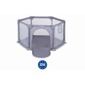DUŻY KOJEC PLAC ZABAW KIDWELL FANKO GREY 120x120