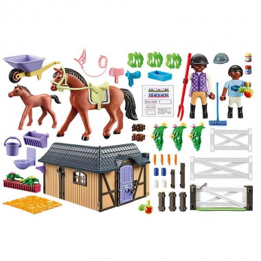 PLAYMOBIL STAJNIA DLA KONI 71238