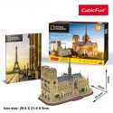 Cubicfun Puzzle 3D Notre Dame National Geographic