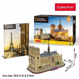 Cubicfun Puzzle 3D Notre Dame National Geographic