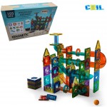 COIL Klocki magnetyczne konstrukcyjne edukacyjne duże 105 el. 3D tor dla dzieci COIL Klocki magnetyczne konstrukcyjne edukacyjne duże 105 el. 3D tor dla dzieci