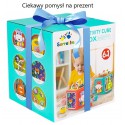 COIL Sorter układanka kostka edukacyjna klocki sensoryczna zabawka interaktywna czerwona