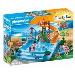 PLAYMOBIL Basen odkryty ze zjeżdżalnią 4858 PLAYMOBIL Basen odkryty ze zjeżdżalnią 4858