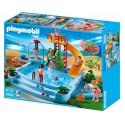PLAYMOBIL Basen odkryty ze zjeżdżalnią 4858