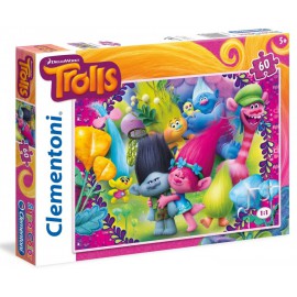 Clementoni 60 ELEMENTÓW Trolls