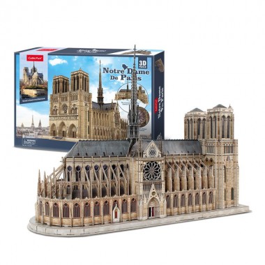 Cubicfun Puzzle 3D Katedra Notre Dame 293 elementy