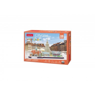 Cubicfun Puzzle 3D Cityline Warszawa
