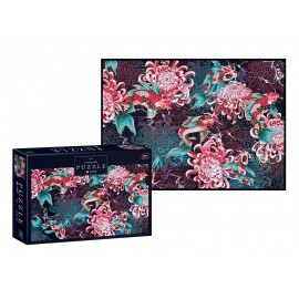PUZZLE 1000 EL INTERDRUK KWIATY SECRET GARDEN 4