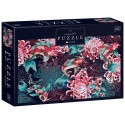 PUZZLE 1000 EL INTERDRUK KWIATY SECRET GARDEN 4
