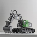 COIL Zdalnie sterowany samochód RC pilot duży pojazd koparka zielona metal