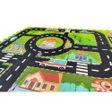 COIL Mata edukacyjna piankowa duża puzzle miasto ulice składana dla dzieci i niemowląt