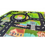 COIL Mata edukacyjna piankowa duża puzzle miasto ulice składana dla dzieci i niemowląt COIL Mata edukacyjna piankowa duża puzzle miasto ulice składana dla dzieci i niemowląt
