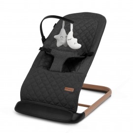 Kidwell Leżaczek bujaczek LARO Black Wooden