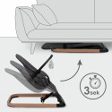 Kidwell Leżaczek bujaczek LARO Black Wooden