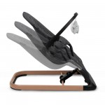 Kidwell Leżaczek bujaczek LARO Black Wooden