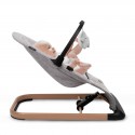 LEŻACZEK BUJACZEK LARO KIDWELL FULL GREY WOODEN LEKKI SKŁADANY