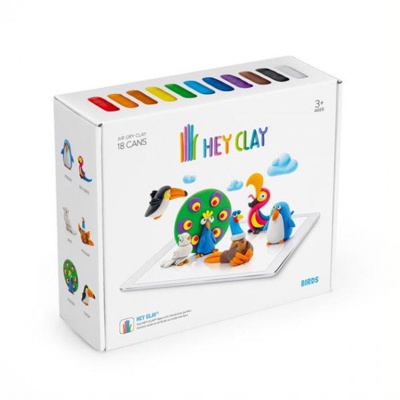 MASA PLASTYCZNA-PTAKI HEY CLAY
