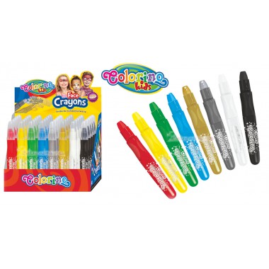 COLORINO KREDKI JUMBO DO MALOWANIA TWARZY 8 KOL. MIX