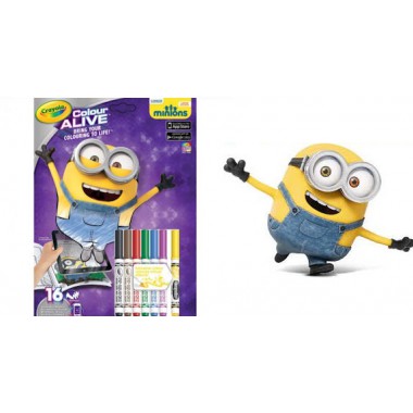 CRAYOLA Colour Alive Minionki