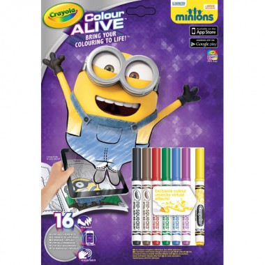 CRAYOLA Colour Alive Minionki