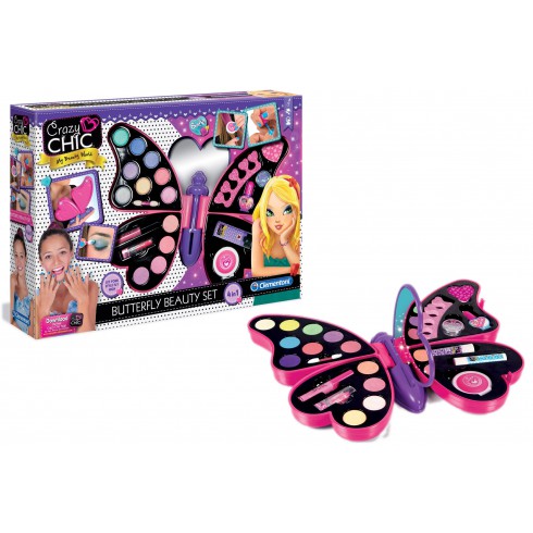 Clementoni Motyl Crazy Chic KOSMETYKI DO MAKIJAŻU Clementoni Motyl Crazy Chic KOSMETYKI DO MAKIJAŻU