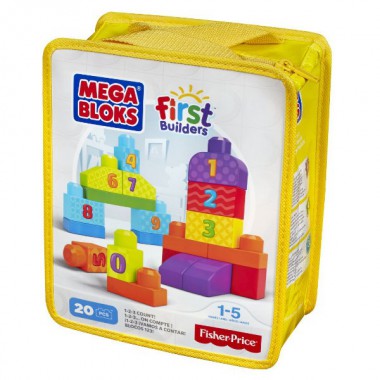 MEGA BLOKS Klocki First builder s Liczymy 1-2-3!