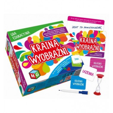 KRAINA WYOBRAŹNI GRA RODZINNA TOWARZYSKA EDUKACYJNA