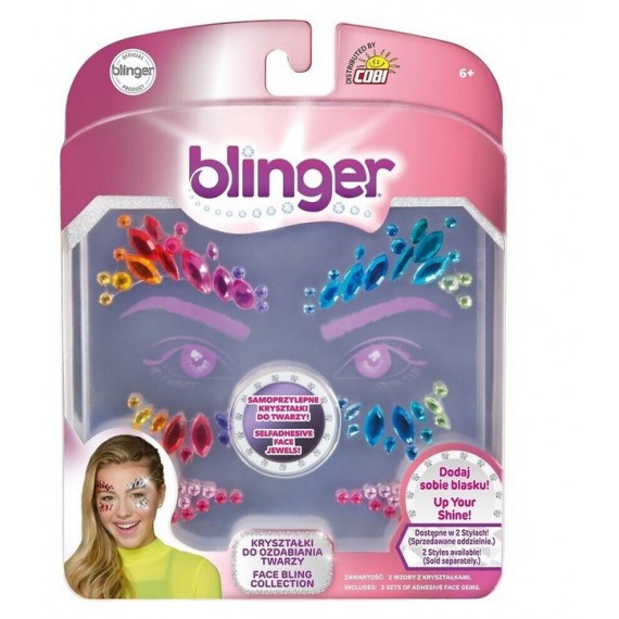 Cobi Krysztalki do ozdabiania twarzy Face Blinger