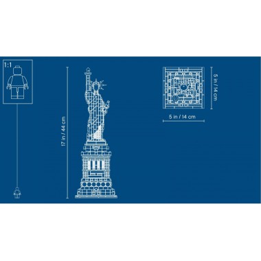 LegoPolska Architecture Statua Wolności