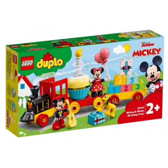 Lego Klocki DUPLO Disney 10941 Urodzinowy pociąg myszek