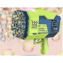 COIL Pistolet do baniek mydlanych + płyn bańki mydlane automat 132 Bazooka zielony