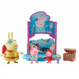 TM Toys Świnka Peppa - Zestaw Podwodny Świat 3 Figurki + Akcesoria 07172