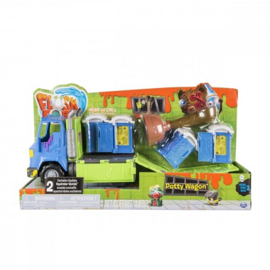 SpinMaster Figurki Flush Force Pojazd Beczkowóz
