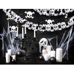 BAL ŚWIDERKI CZASZKI I NIETOPERZE 60 CM 5 SZT HALLOWEEN 1613
