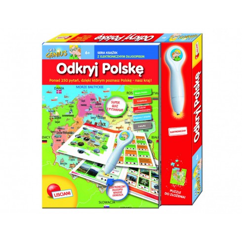 Lisciani Książeczki I&amp039m A Genius - Odkryj Polskę Lisciani Książeczki I&amp039m A Genius - Odkryj Polskę