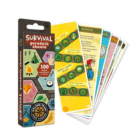Czuczu Książeczka Xplore Team - Survival. Poradnik skauta