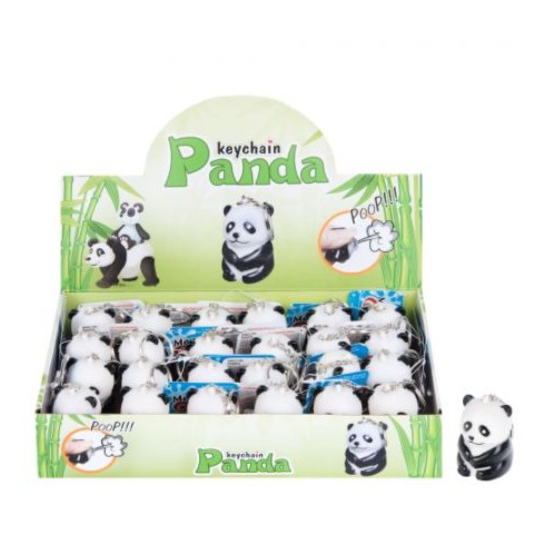 Breloczek gumowy Panda 5 cm