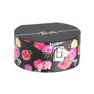 Pudełko z lusterkiem Barbie Kwiaty 17 x 15.5 x 8 cm MATTEL