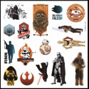 Epee Tatuaże zmywalne 25 szt star wars