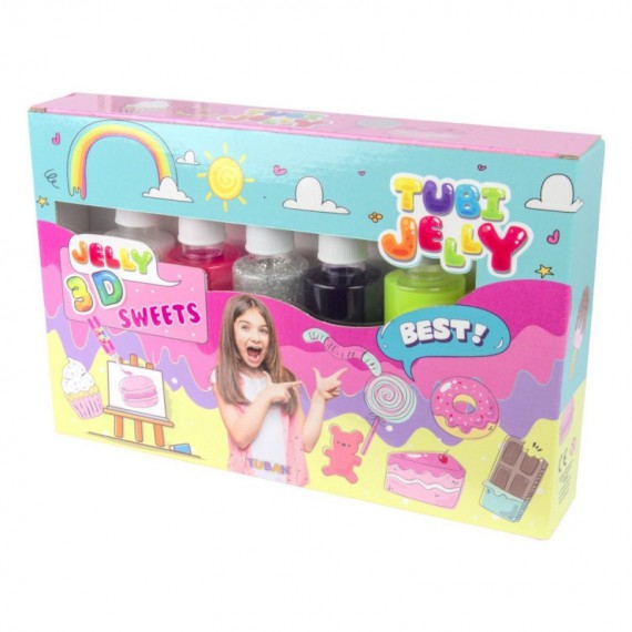 Tuban Zestaw Tubi Jelly 6 kolorów - Słodycze
