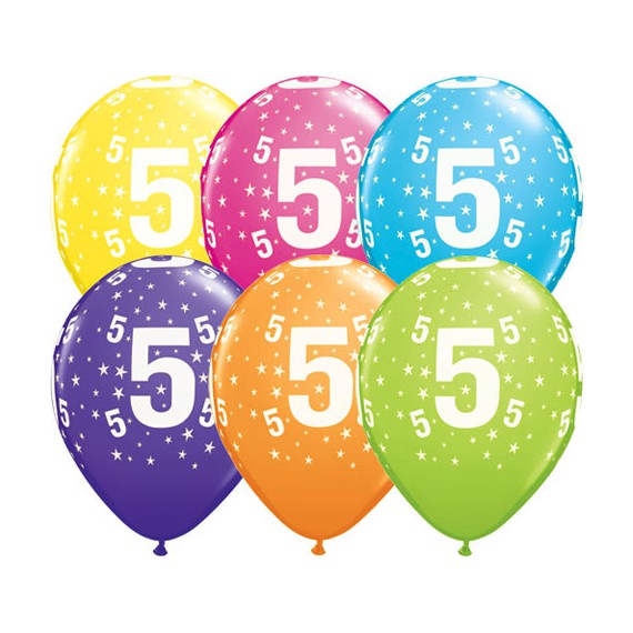 Balon QL z nadr. 5 Pastel mix tropikalny A6
