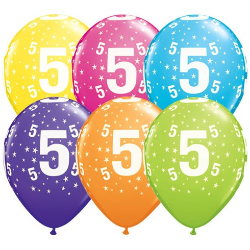 Balon QL z nadr. 5 Pastel mix tropikalny A6