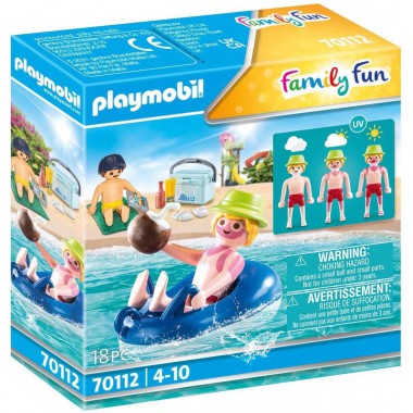 Playmobil Chłopiec z oponą do pływania