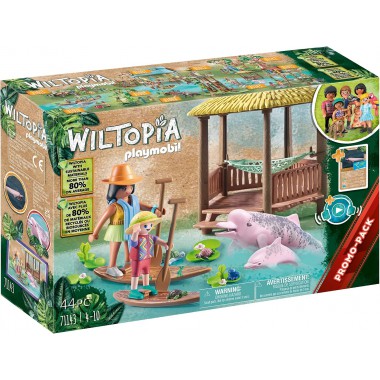 Playmobil WILTOPIA WYPRAWA Z DELFINAMI 71143