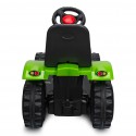 COIL Traktor na pedały z przyczepą ogromny traktorek duży dla dzieci jeździk 143cm zielony