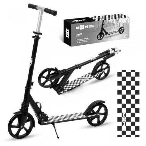 HULAJNOGA MIEJSKA WXM DRIFF CHESS KÓŁKA 20CM SKŁADANA CZARNA