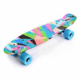 PLASTIC SKATEBOARD METEOR MULTIBOARD COLOR