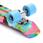 PLASTIC SKATEBOARD METEOR MULTIBOARD COLOR